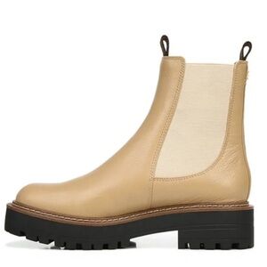 Sam Edelman - leather Laguna Chelsea Boot - Size 8- Sesame